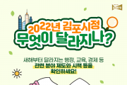 2022년 김포시정 무엇이 달라지나?